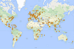 World IP Day Map - Product Design Melbourne